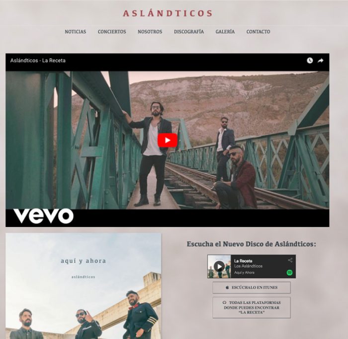 Web de Aslándticos